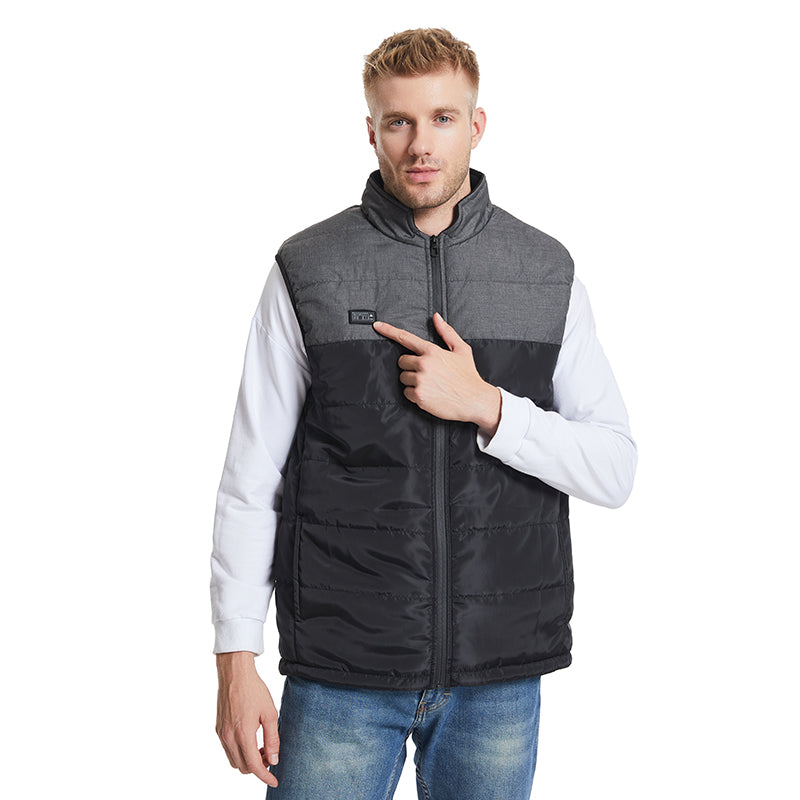 4 Control 21 Heating Areas Heated Vests for Couple Women Men USB Electric Heated Jacket with 3 Heating Levels Heated Waistcoat with Zipper