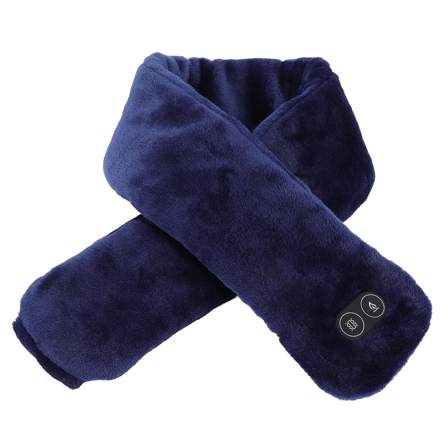 Unisex 80CM Heated Massaging Neck Warmer Scarf for Pain Soft USB Electric Heating Neck and Shoulder Heating Pad Neckerchief