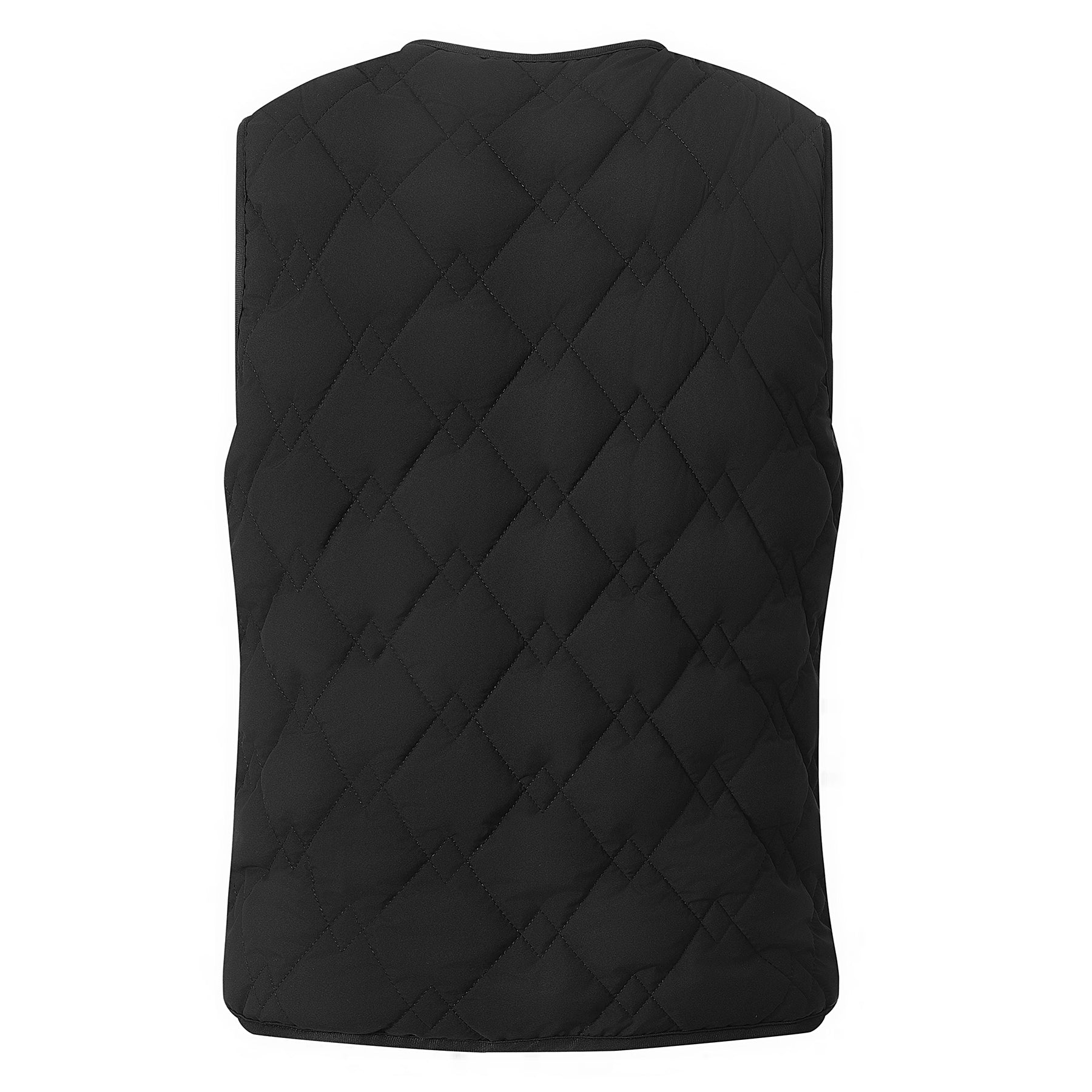 V-neck Heated Vest for Women Men with 24-zone Smart Heating 3-temperature Adjustable USB Electric Charging Thermal Lightweight Gilets