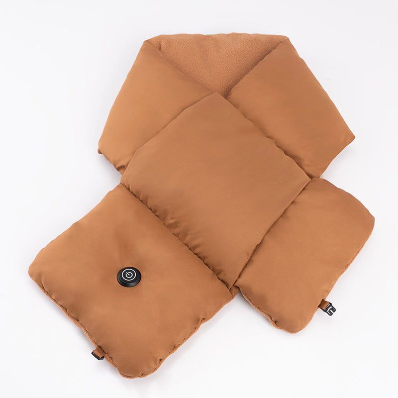 120X20CM Winter Smart USB Heated Neck Warmer Scarf for Women Men 3 Level Temperature Control Button Adjust Warm Hot Therapy Neck Heating Pad