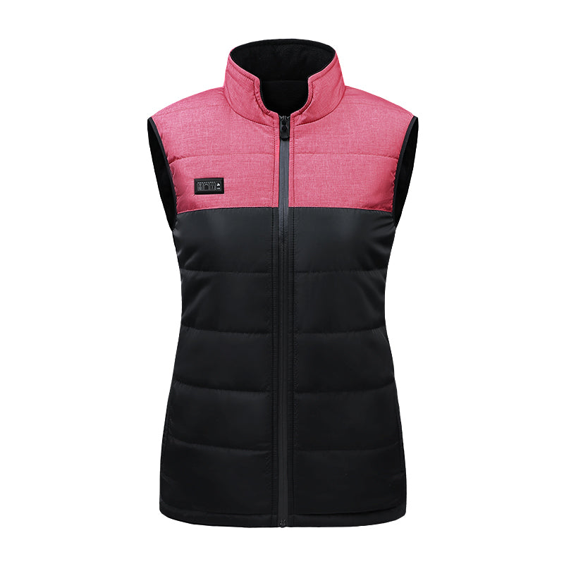 4 Control 21 Heating Areas Heated Vests for Couple Women Men USB Electric Heated Jacket with 3 Heating Levels Heated Waistcoat with Zipper