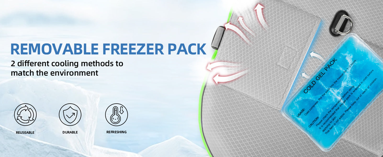 Removable freezer pack